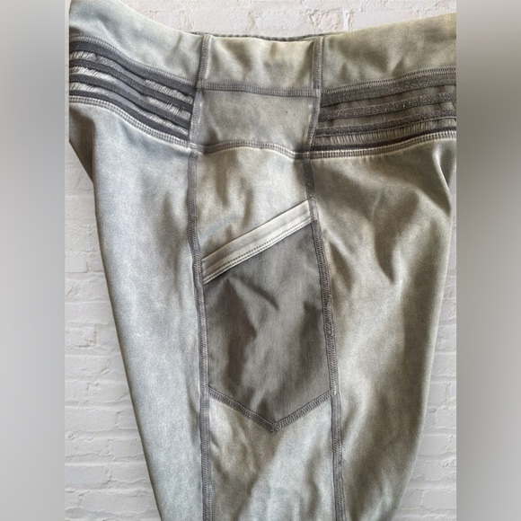 Marc Defang Vintage Mineral Wash Mesh Pocket 7/8 Leggings Women’s Size Sm - Picture 9 of 11